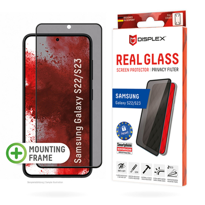 Product Screen Protector E.V.I. DISPLEX Privacy Glass FC Galaxy S22/S23 base image