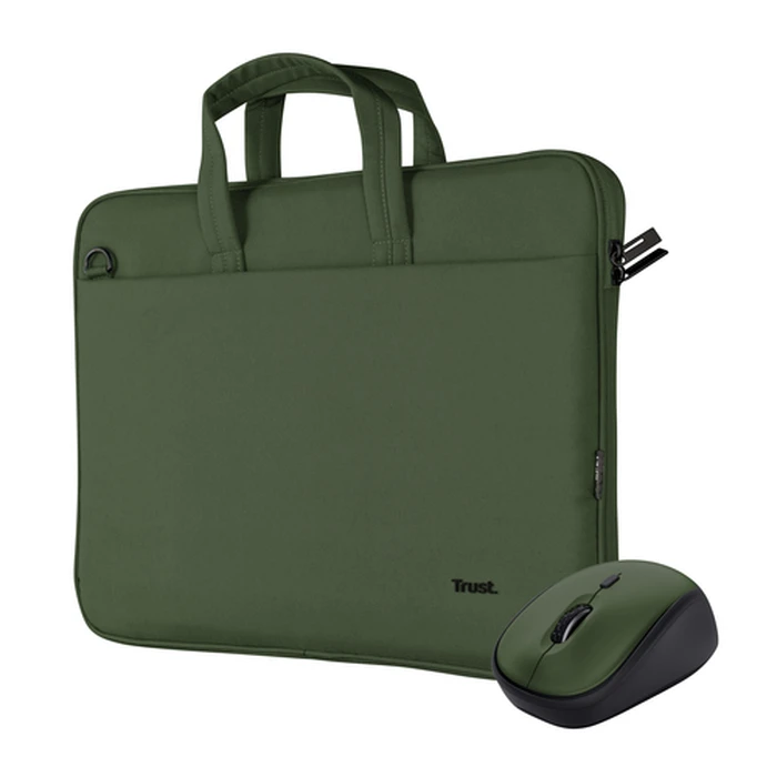 Τσάντα Laptop Trust BOLOGNA BAG AND Mouse SET Green