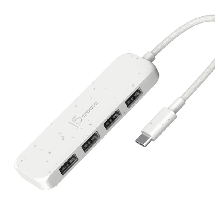 USB Hub J5create ECO-FRIENDLY USB-C to 4-PORT