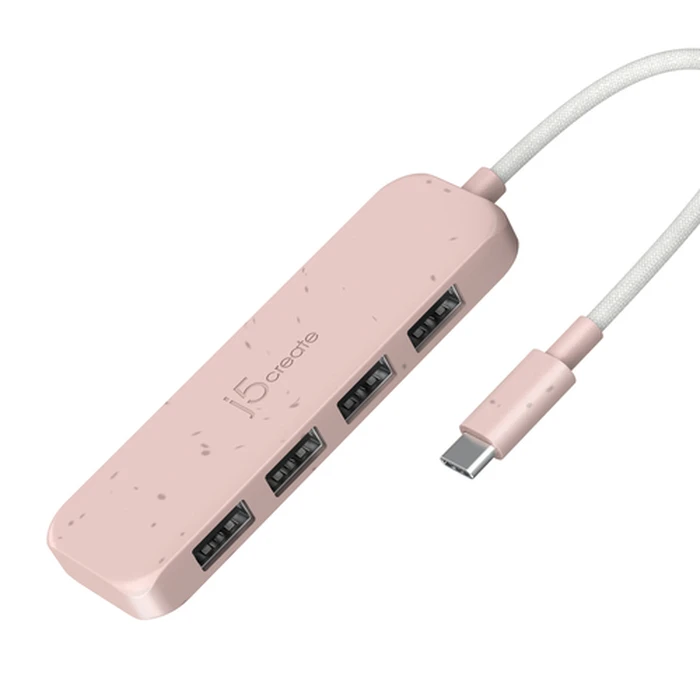 USB Hub J5create ECO-FRIENDLY USB-C to 4-PORT
