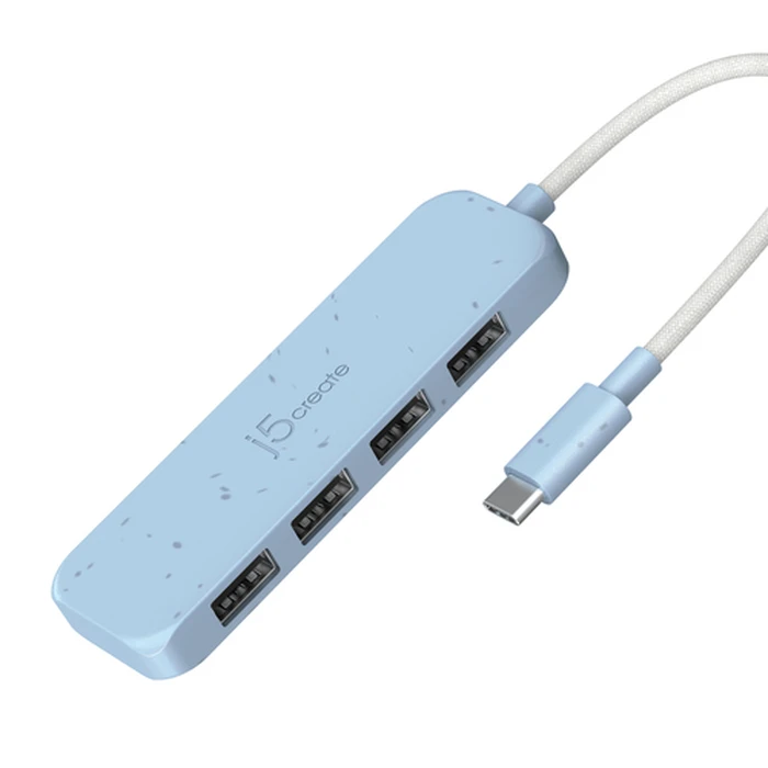 USB Hub J5create ECO-FRIENDLY USB-C to 4-PORT