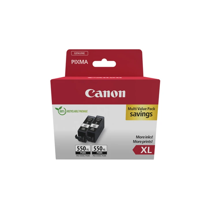 Μελάνι Canon PGI-550XL BK TWIN SEC