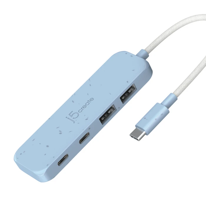 USB Hub J5create ECO-FRIENDLY USB-C to 4-PORT