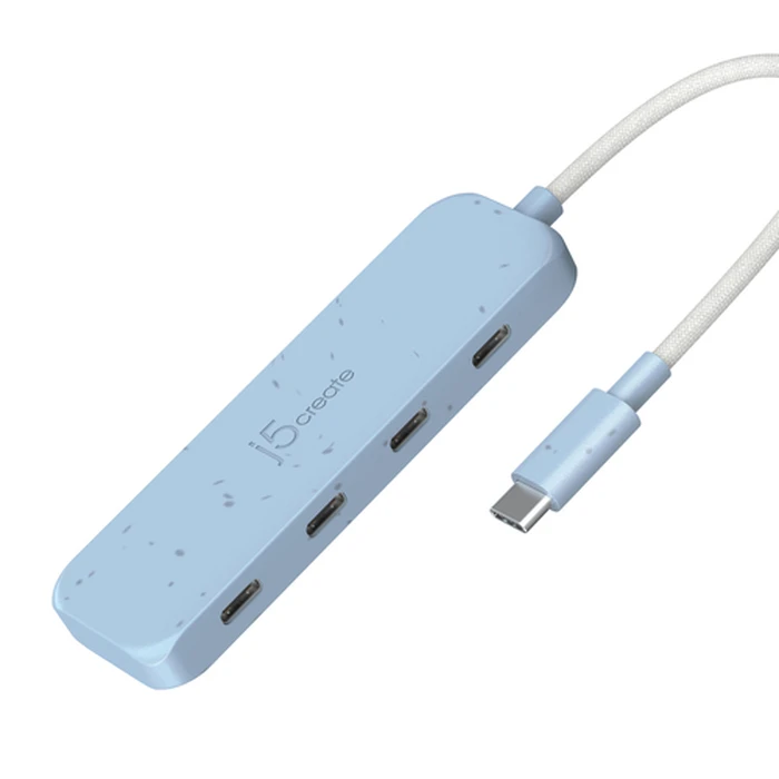 USB Hub J5create ECO-FRIENDLY USB-C to 4-PORT