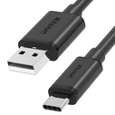 Καλώδιο USB UNITEK USB-A to USB-C 25CM, Y-C480BK