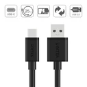 Καλώδιο USB UNITEK USB-A to USB-C 25CM, Y-C480BK