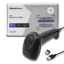 Barcode Scanner Qoltec 50868 Wireless Scanner 1D ,2D ,Black