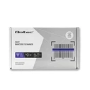 Barcode Scanner Qoltec 50877 Laser 1D ,USB ,White