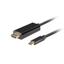 Καλώδιο HDMI Lanberg USB-C(M)->HDMI(M) 3M 4K 60HZ BLACK