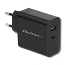 Φορτιστής Πρίζας Qoltec 51717 | 42W | 5-20V | 2.25-3A | USB type C PD | USB | Black