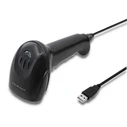Barcode Scanner Qoltec 50866 Laser 1D | CCD | USB | Black