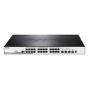 Network Switch D-Link DGS-1510-28XMP/E Managed L2/L3 (10/100/1000) (PoE) Black, Grey