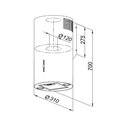 Απορροφητήρας Maan ELBA W 731 COPPER GLOSS HOOD