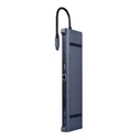 Docking Station Gembird A-CM-COMBO10-01 Type-C 10-in-1 space grey