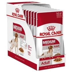 Υγρή Τροφή Σκύλων Royal Canin Medium Adult 10x140g