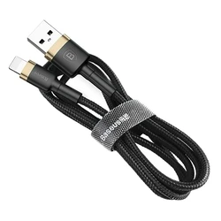 Καλώδιο Lightning Baseus Cafule 1 m Black, Gold