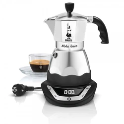 Μπρίκι Espresso Bialetti EAsy Timer 6 Manual Electric moka pot 0.5 L