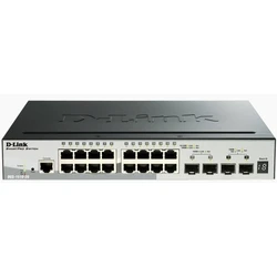 Network Switch D-Link DGS-1510-20 Managed L3 (10/100/1000) Black