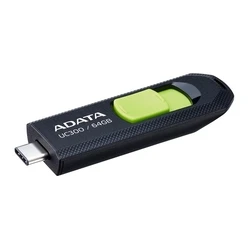 USB flash 64GB Adata UC300 3.2 BLACK&GREEN