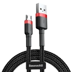 Καλώδιo USB Baseus Cafule 2.4A 1m micro (red/black)