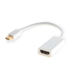 Αντάπτορας HDMI Savio CL-57 0.2 m Mini DP A White