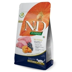 Ξηρά Τροφή Γάτας Farmina N&D Pumpkin Lamb and Blueberry Neutered Adult - 1.5 kg