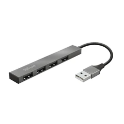 USB Hub Trust Halyx 2.0 480 Mbit/s Aluminium