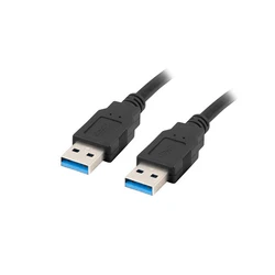 Καλώδιο USB Lanberg CA-USBA-30CU-0010-BK 1m 3.0 A Black