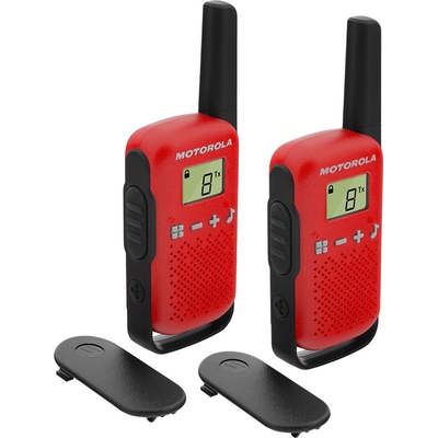 Product Walkie Talkie Motorola TALKABOUT T42 two-way 16 channels Black,Red base image
