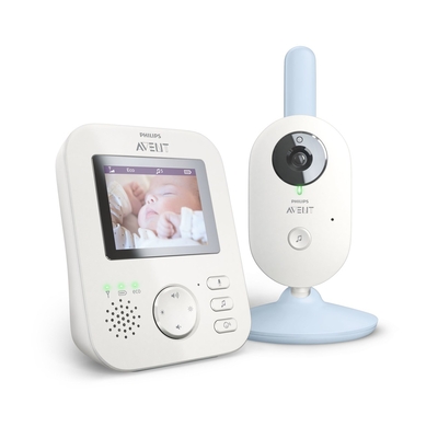 Product Baby monitor Philips AVENT SCD835/26 video 300 m FHSS Blue, White base image