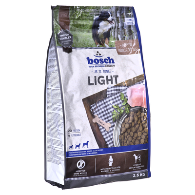 Product Ξηρά Τροφή Σκύλων Bosch LIGHT Adult 2.5 kg base image