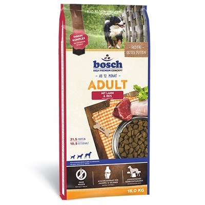 Product Ξηρά Τροφή Σκύλων Bosch 01030 Adult Lamb & Rice 3kg base image