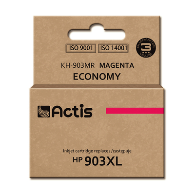 Product Μελάνι συμβατό Actis KH-903MR magneta for HP; refurbished replacement for HP 903XL T6M07AE base image