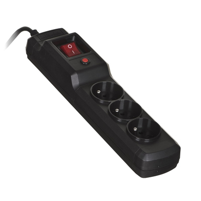 Product Πολύπριζο Ασφαλείας Activejet COMBO 3GN 1,5M black with cord base image