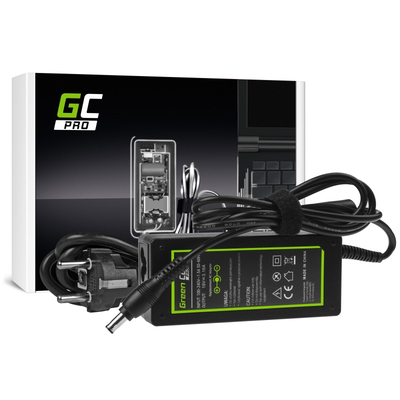 Product Φορτιστής Laptop 60W Green Cell AD20P Black base image