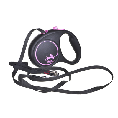 Product Λουράκι σκύλου Flexi Black Design S 5 m Retractable base image