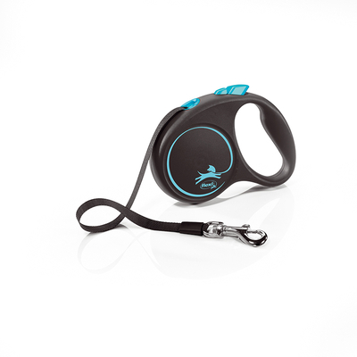 Product Λουράκι σκύλου Flexi Automatic Black Design S 5 m, Blue base image