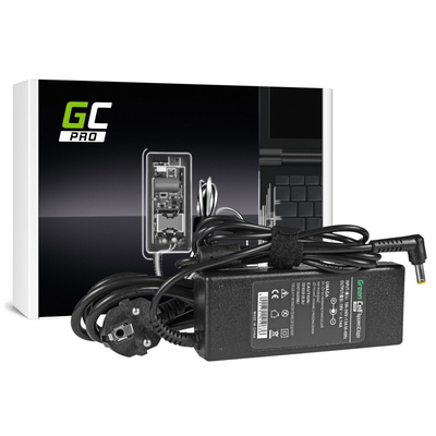 Product Φορτιστής Laptop 90W Green Cell AD02P Black base image
