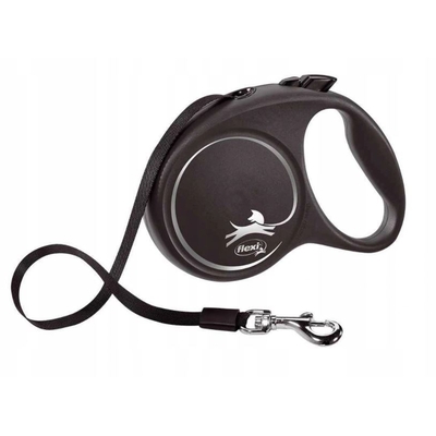 Product Λουράκι σκύλου Flexi Black Design L 5 m Retractable base image