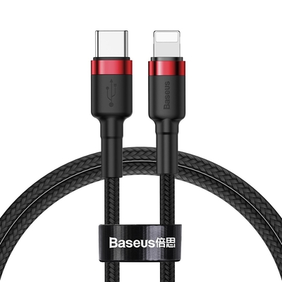 Product Καλώδιo USB Baseus USB-C to Lightning PD Halo, Power Delivery, 18W, 1m (black) base image