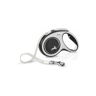 Product Λουράκι σκύλου Flexi New COMFORT 8 m Black, Grey Retractable base image