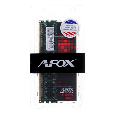 Product Μνήμη RAM Σταθερού DDR3 8GB AFOX 8G 1600 UDIMM 1600 MHz LV 1,35V base image