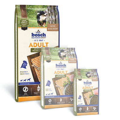 Product Ξηρά Τροφή Σκύλων Bosch ADULT WITH FRESH POULTRY & MILLET base image