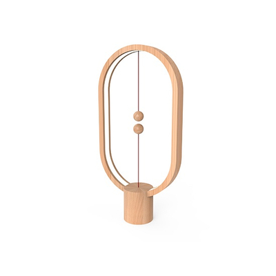 Product Πορτατίφ Allocacoc Heng Balance Lamp Ellipse USB Light Wood base image