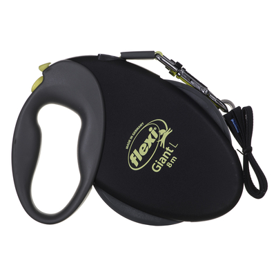 Product Λουράκι σκύλου Trixie NEON GIANT L 8 m Black, Yellow Retractable base image