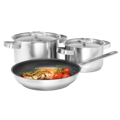 Product Σετ Μαγειρικά Σκεύη Electrolux E3SS pots Stainless steel 5 elements Silver base image