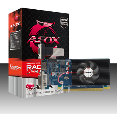 Product Κάρτα Γραφικών AFOX Radeon HD 6450 1GB DDR3 64Bit DVI HDMI VGA LP AF6450-1024D3L9 base image