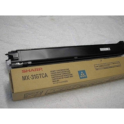 Product Toner Sharp MX-31GTCA 1 pc(s) Original Cyan base image