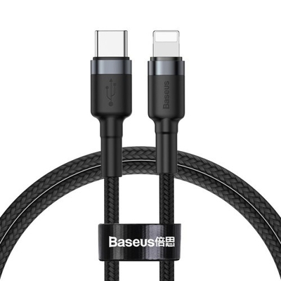 Product Καλώδιo USB Baseus Cafule 1 m Black, Grey base image