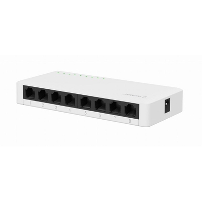 Product Network Switch Gembird NSW-G8-01 Unmanaged (10/100/1000) White base image